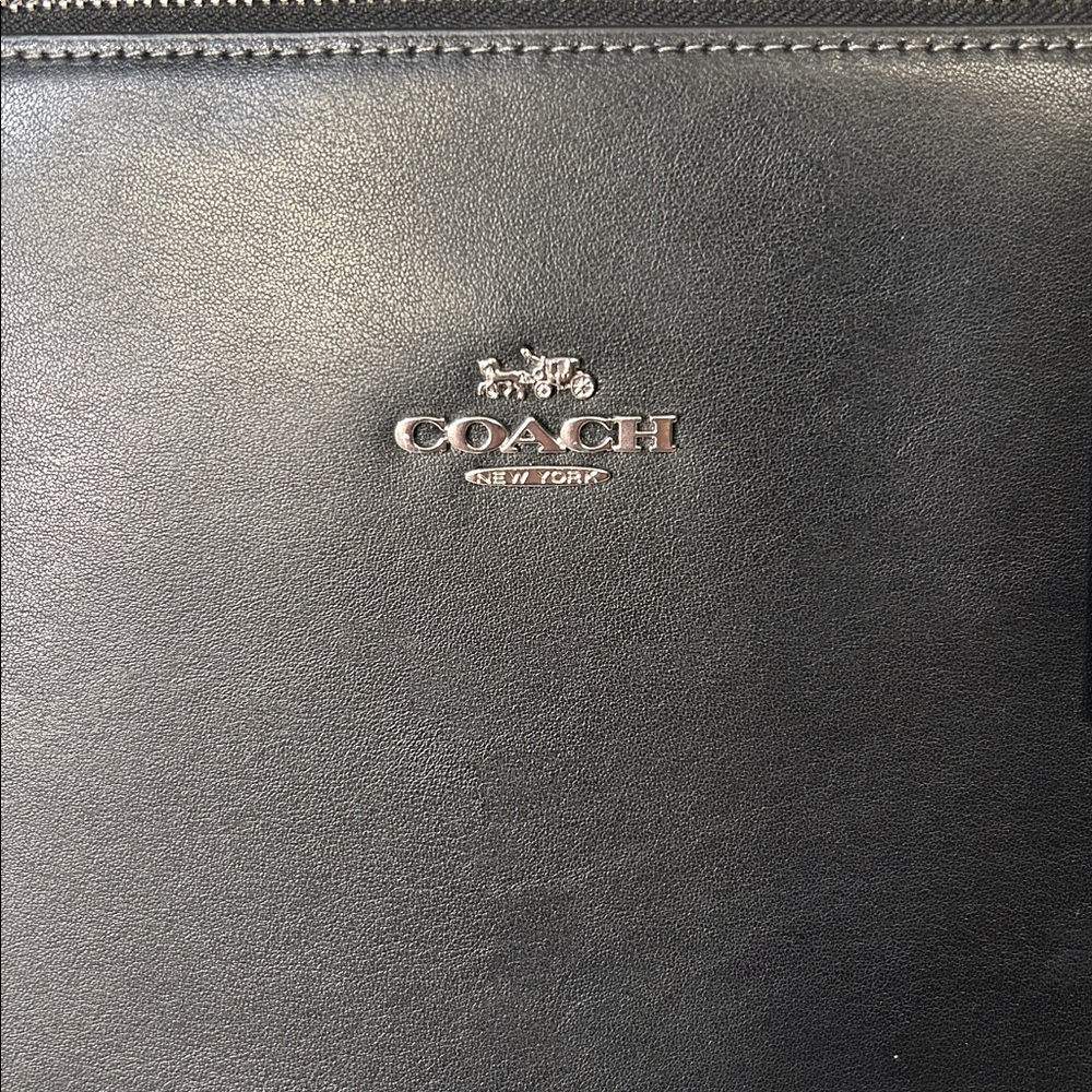 NWOT - Coach Black/silver Nina Tote for casual, business or travel. - Picture 9 of 10